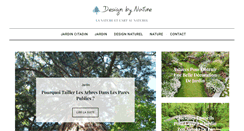 Desktop Screenshot of designbynature.fr